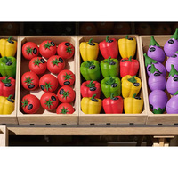 Ornements de voiture créatifs aux couleurs de fruits et légumes, parfum poivron, crème aromathérapie, désodorisant solide, parfum durable