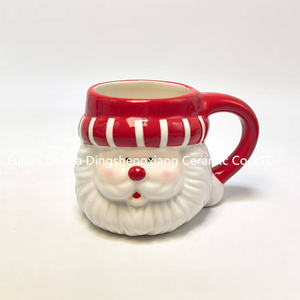 Enfants en céramique <span class=keywords><strong>noel</strong></span> en vrac grand père noël père noël tasse à café tasse avec couvercle en <span class=keywords><strong>gros</strong></span> - Product Image 6