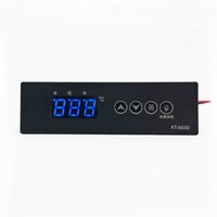 Termostato Digital Programable Multifuncional KT-6030 para Refrigerador, Controla 3 Funciones: Refrigeración, Iluminación y Ventilador.