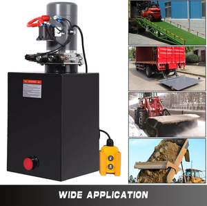 Unidad de Potencia Hidráulica con Tanque de Aceite de Hierro de 10 Cuartos, Motor de 12V CC, Bomba de Doble Acción de Alto Rendimiento para Elevación de Coches y Remolques Volcadores - Product Image 4