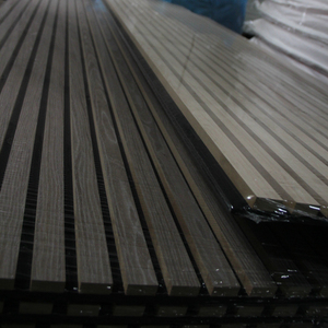 Paneles de pared de madera decorativos compuestos 3D negros Paneles acústicos Akupanel insonorizados interiores para estudios y equipos de estudios - Product Image 1