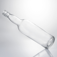 Bouteille en verre Super Flint de 750 ml avec bouchon à vis, personnalisable pour whisky, vodka, gin, rhum, tequila, spiritueux – Fournisseur d'emballages