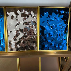 Láminas de Acero Inoxidable con Efecto Agua Plateado de 0.4mm, 0.5mm y 0.6mm, SS201/304, Lámina Decorativa para Paneles de Techo y Pared - Product Image 5