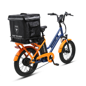 Vélo électrique de livraison TXED 20 pouces 7 vitesses 36V 350W Moteur Cadre en alliage Moteur de moyeu arrière Frein à disque Vélo cargo électrique - Product Image 2
