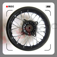 Pièces de Pit Bike jante de roue avant/arrière en acier de moto pour 14 pouces/12 pouces/17 pouces/19 pouces