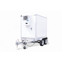 Remorque frigorifique, boîte de chambre froide portable, remorque frigorifique mobile personnalisée / remorque congélateur / remorque chambre froide
