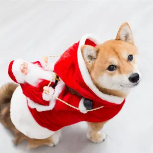 Grosir Pakaian Natal Hewan Peliharaan Halloween Anjing Pakaian Lucu untuk Hewan Peliharaan Kecil Menengah Besar Pakaian Anjing Mewah