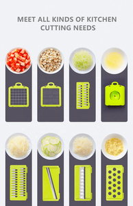 Hyri Top Seller Hachoir à légumes commercial 14 pièces, lame en acier inoxydable, fonctionnement manuel, compatible lave-vaisselle, plastique, pour oignon - Product Image 5