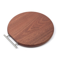 Planche à découper en bois massif d'ébène et de santal, style Tmall, H01, emballage de base