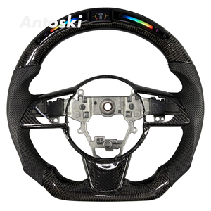 <span class=keywords><strong>Volante</strong></span> para Auto <span class=keywords><strong>Suzuki</strong></span> Swift Sport Hybrid S Concept 2010-2024, <span class=keywords><strong>Volante</strong></span> Personalizado de Fibra de Carbono Real con LED Inteligente - Product Image 1
