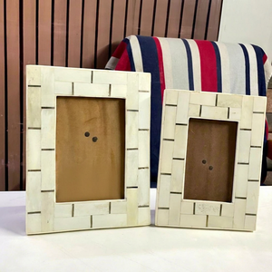 FALAK WORLD EXPORT โต๊ะไม้ MDF น้ำหนักเบา งานฝีมือวินเทจ พิมพ์ลายดิจิตอล 2 สี สำหรับตกแต่งบ้านและสำนักงาน - Product Image 1