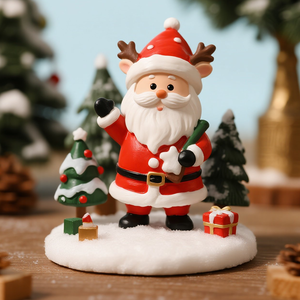Micro paesaggio ecologico decorazioni per la <span class=keywords><strong>neve</strong></span> di natale piccoli animali modello ornamenti per regali di casa <span class=keywords><strong>angelo</strong></span> - Product Image 5