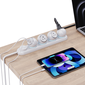 Kabel Ekstensi LED 5 Kaki Standar Amerika/USA dengan Rotasi 360 Derajat, Pelindung Keamanan dari Beban Berlebih, Bersertifikasi ETL/UL/FCC - Product Image 4