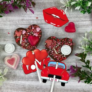 Nouveaux décorations de sucettes en forme de cœur pour la Saint-Valentin pour la décoration de fête - Product Image 3