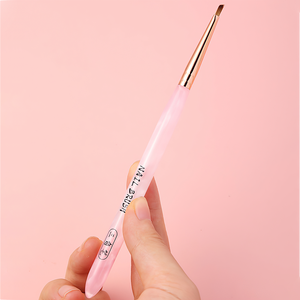 Pinceaux pour nail art, acrylique, motif marbré or et jade, lot <span class=keywords><strong>de</strong></span> 12, pinceaux triangulaires pour <span class=keywords><strong>dessin</strong></span> <span class=keywords><strong>de</strong></span> lignes, modèle portable, stylo gel UV - Product Image 4