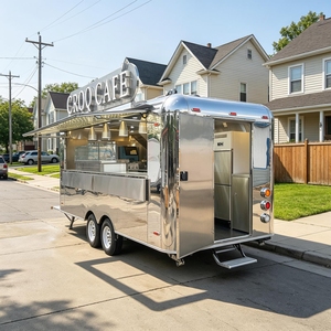Camion de restauration mobile entièrement équipé pour la vente de café, crème glacée, hot-dogs, pizzas, churros, BBQ et autres plats rapides, à <span class=keywords><strong>vendre</strong></span> en Allemagne - Product Image 2