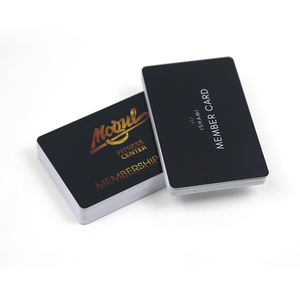 Tarjeta de Membresía de Plástico con Logotipo Dorado Estampado en Caliente, Tarjeta de Membresía de PVC Magnética - Product Image 4