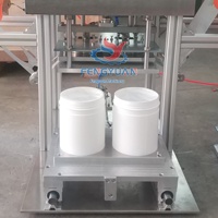Scelleuse semi-automatique pour lingettes humides, bouteilles à large ouverture, films de scellage pour bouteilles et emballages de fruits confits