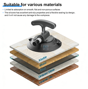 Ventosa Ergonómica Altowell con Mango en T de 6 Pulgadas - Aleación de Aluminio y Silicona con Perilla Antideslizante, Capacidad de Carga de 70-90 kg para Uso Doméstico - Product Image 5