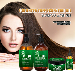 Ensemble Shampooing et Revitalisant Gingembre Anti-Pelliculaire Bio à l'Huile d'Arbre à Thé, 100 % Pur et Naturel, Stimulation <span class=keywords><strong>de</strong></span> la Croissance Capillaire Rapide, Marque Privée Personnalisée - Product Image 6
