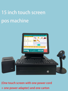 Pantalla táctil 2023 todo <span class=keywords><strong>en</strong></span> uno pago <span class=keywords><strong>en</strong></span> efectivo sistema POS caja registradora terminal máquina escala pos - Product Image 5