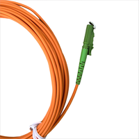 E2000 APC to E2000 APC OM2 Simplex Fiber Optic Patch Cord 50/125 Low Insertion Loss Optical Jumper Cable Custom Length