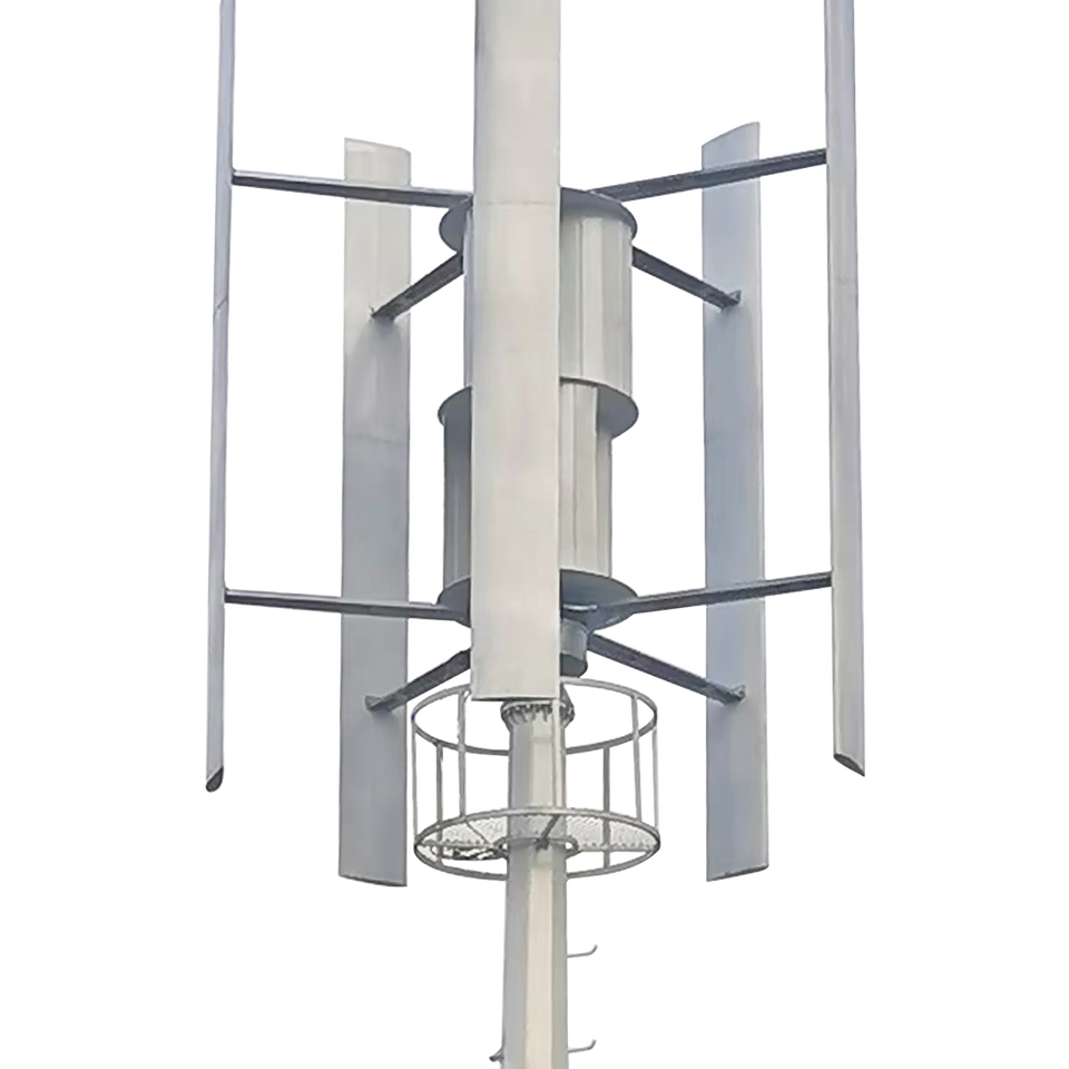 Low Noise 2KW 3KW 5KW Vertical Axis Wind Turbine Generator With High ...