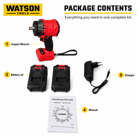 Clé à chocs sans fil avec batterie au lithium, kit complet avec 2 batteries et chargeur, fabrication OEM/ODM, vente en gros