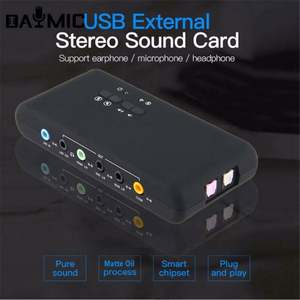 Interface audio professionnelle 7.1 canaux USB 2.0 pour studio d'enregistrement, sortie <span class=keywords><strong>8</strong></span> canaux, vente en gros usine - Product Image 3