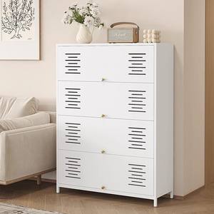 Meuble à chaussures en acier multi-niveaux, anti-poussière, ventilé, autoportant, design moderne et minimaliste pour l'entrée - Product Image 3