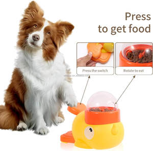 Sıcak satış sarı ördek <span class=keywords><strong>Pet</strong></span> oyuncak yavaş besleme interaktif köpek besleme çok fonksiyonlu özellikleri ile IQ eğitim oyuncak oyuncak - Product Image 3