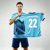 Maillot de football personnalisé par sublimation, ensemble uniforme de club de football pour hommes, vêtements de sport personnalisés par transfert thermique, maillot de football pour adultes pour hommes