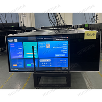 Kiosco Interactivo Inteligente HUSHIDA con Pantalla Táctil Vertical LCD, Tótem de Señalización Digital para Publicidad y Orientación