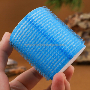 6 Stück/Packung Haarroller Haarschwamm Lockenwickler Set Selbsthaftende Schaumstoff-Haarroller für Frauen Mädchen Haarroller für Pony Klettverschluss - Product Image 5