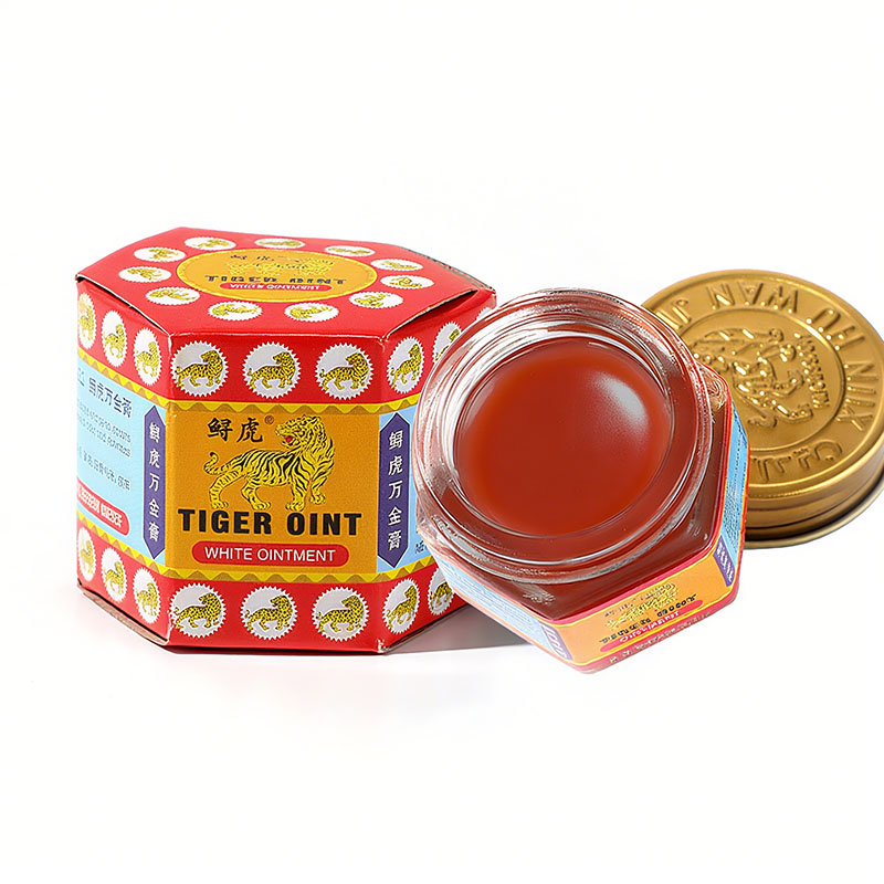 Zalie Red/White Tiger Menthol Oil Moisturizing & Whitening Refreshing Anti-Acid Body Balm Cream for Adults Healthcare Supply