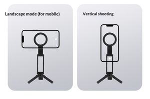 Support de téléphone magnétique de poche avec trépied <span class=keywords><strong>photo</strong></span> et fonction de diffusion en direct, support de bureau et perche à selfie portable – Fournisseur - Product Image 5