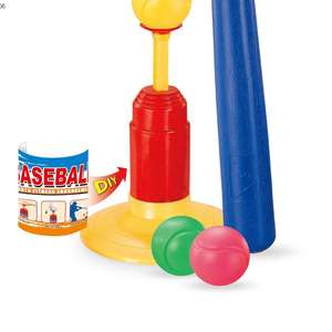 Jeu de plein air sport jouet balles <span class=keywords><strong>chauve</strong></span>-<span class=keywords><strong>souris</strong></span> Portable drôle exercice éducatif entraînement batte de Baseball ensemble pour les enfants - Product Image 3