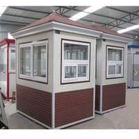 Cabine de Garde Préfabriquée Moderne de Haute Qualité pour Jardin, Conception de Sécurité, Vente Chaude