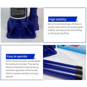 Elevador de Botellas para Automóviles de 12, 16, 20 y 32 Toneladas con Certificado CE GS, Capacidad de 12/16/20/32 Toneladas, Color Azul - Product Image 6