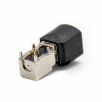 Conector Macho HSD de Alta Velocidad de 4 Pines, Código A, Montaje en PCB con Orificio Pasante para Radio Automotriz