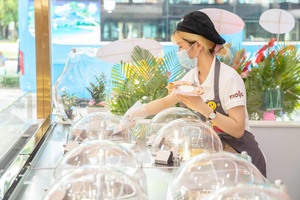 Hàng Châu Gelato TECH 4 hương vị <span class=keywords><strong>Ice</strong></span> <span class=keywords><strong>Cream</strong></span> <span class=keywords><strong>Maker</strong></span> sữa chua 4 bồn khuấy Máy NSF <span class=keywords><strong>CE</strong></span> được phê duyệt 304 thép không gỉ Gelato hiển thị - Product Image 4