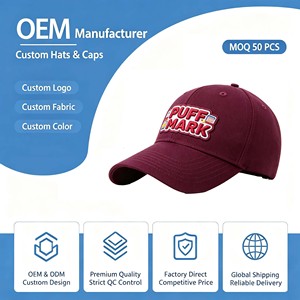 หมวกเบสบอลกีฬาวิ่งลายเสือดาว 5 ชิ้น แบบ unisex สีขาว  ออกแบบโลโก้ปักเองตามสั่ง OEM - Product Image 1