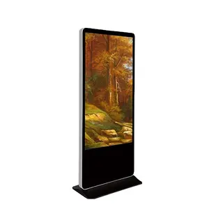 Factory Direct Supply 43 49 55 65 Inch Indoor Vertical LCD Totem Free Stand Digital Signage LCD Display Advertising Screen