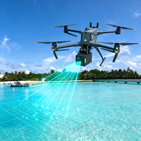 Scanner laser UAV GreenValley LiAir H800 en stock, portée de 1000 m, 100 °   Cartographie topographique de grande surface à champ de vision large et haute précision