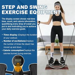 Appareil d'exercice à domicile en forme de U pour l'entraînement des jambes et des fessiers, Stepper latéral à bascule pour le fitness - Product Image 4