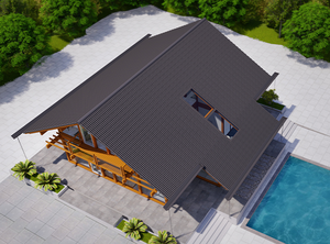 Nueva llegada alemán moderno chalet de madera casa al aire libre vacaciones pequeña casa prefabricada - Product Image 4