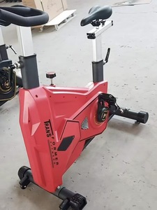 Vélo d'exercice vertical commercial avec réglage de résistance par bouton, capacité de charge maximale de 180 kg, conception silencieuse, équipement de gym, fréquence cardiaque - Product Image 5