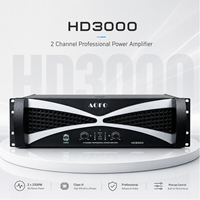 Amplificateur de puissance de classe TD de 2e génération 2x3000W, amplificateur DJ double canal 8 ohms pour caissons de basses, haut-parleurs, altavoces