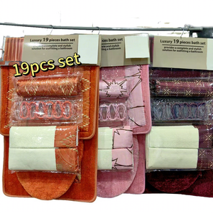 Juego <span class=keywords><strong>de</strong></span> Cortina <span class=keywords><strong>de</strong></span> Ducha Impermeable <span class=keywords><strong>de</strong></span> Diseño <span class=keywords><strong>de</strong></span> Fábrica <span class=keywords><strong>de</strong></span> 19 Piezas y Juego <span class=keywords><strong>de</strong></span> <span class=keywords><strong>Baño</strong></span>, Juego <span class=keywords><strong>de</strong></span> Cortina <span class=keywords><strong>de</strong></span> Ducha Geométrica Moderna <span class=keywords><strong>de</strong></span> 4 Piezas con Tapete <span class=keywords><strong>de</strong></span> <span class=keywords><strong>Baño</strong></span> - Product Image 1