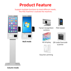 OEM Brand Guangdong Made New Design Wall Mounted Restaurant Self Order Payment Kiosk <b>with</b> Accept Cash Machine - Product Image 4